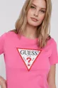 różowy Guess T-shirt W1YI1B.I3Z11