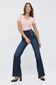 Guess T-shirt W1YI1A.J1311 W1YI1A.J1311 różowy AA00