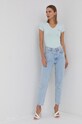 Tričko Guess W1YI1A.J1311 tyrkysová AA00