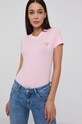 Guess T-shirt W1YI0Z.J1311 z elastanem różowy W1YI0Z.J1311