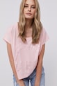 Guess T-shirt W1YI10.R9SN2 różowy AW21