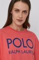 różowy Polo Ralph Lauren T-shirt bawełniany 211843281002