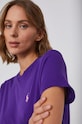 Polo Ralph Lauren T-shirt bawełniany 211847073002 fioletowy 211847073002