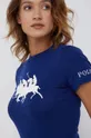niebieski Polo Ralph Lauren T-shirt bawełniany 211839186003