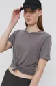 szary Jacqueline de Yong T-shirt bawełniany