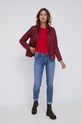Tommy Hilfiger T-shirt bawełniany WW0WW27735.4890 czerwony AW21