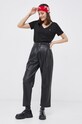 Îmbrăcăminte Tommy Jeans tricou din bumbac DW0DW11458.4890 alb