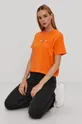 Tommy Jeans T-shirt bawełniany DW0DW10057.4890 pomarańczowy