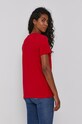 Odzież Tommy Hilfiger T-shirt bawełniany WW0WW28682.4890 czerwony