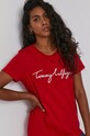 Tommy Hilfiger T-shirt bawełniany czerwony WW0WW28682.4890