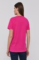 Odzież Tommy Hilfiger T-shirt bawełniany WW0WW28682.4890 różowy
