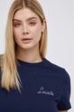 granatowy Lacoste T-shirt bawełniany TF7104