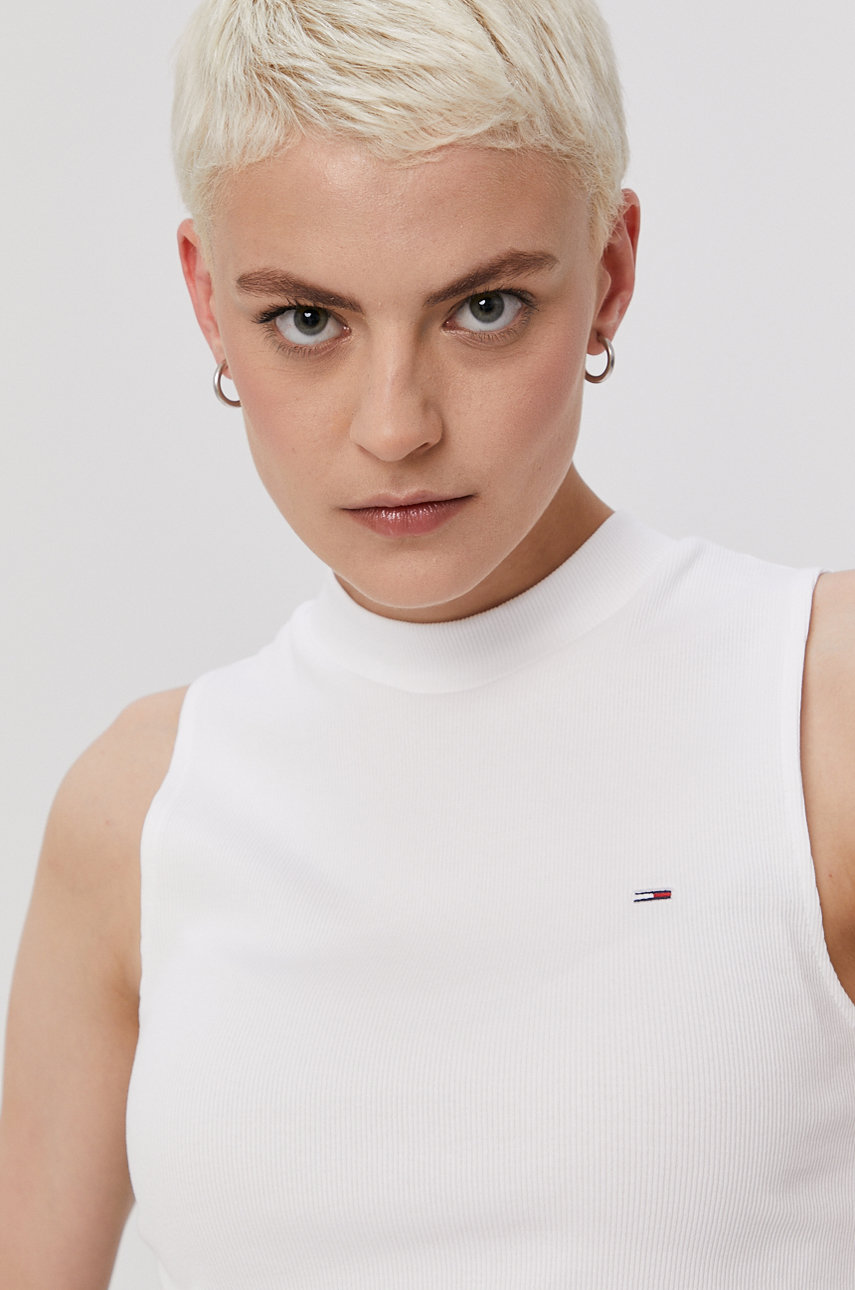 bílá Top Tommy Jeans