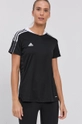 czarny adidas Performance T-shirt GM7582 Damski