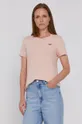 Levi's T-shirt bawełniany różowy