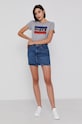 Levi's T-shirt bawełniany 17369.1776 szary AW21