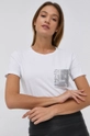 biały Liu Jo T-shirt WF1260.J5003