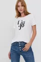biały Liu Jo T-shirt TF1249.J5972