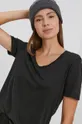 czarny Jacqueline de Yong - T-shirt bawełniany