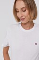 Napapijri T-shirt bawełniany biały NP0A4FSL