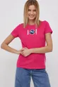 Puma T-shirt bawełniany 531658 różowy