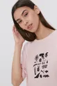roza Bombažen t-shirt Puma