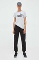 Puma tricou din bumbac 586774 gri AW23