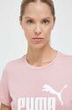 Puma t-shirt bawełniany różowy 586774