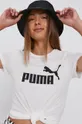 Bombažen t-shirt Puma Ženski