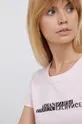 ružová Armani Exchange - Bavlnené tričko