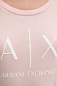 Бавовняна футболка Armani Exchange рожевий 8NYT70.YJ16Z