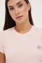 różowy Armani Exchange t-shirt