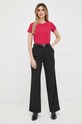 Armani Exchange tricou 8NYT74.Y8C7Z roz AW24