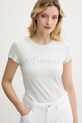 Armani Exchange t-shirt bawełniany turkusowy 8NYT91.YJG3Z