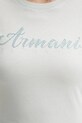 Armani Exchange t-shirt bawełniany 8NYT91.YJG3Z turkusowy