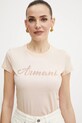 Armani Exchange bavlnené tričko oranžová 8NYT91.YJG3Z