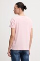 Armani Exchange bombažna kratka majica 8NYTCX.YJG3Z roza AW25