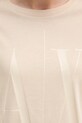 Armani Exchange tricou din bumbac bej 8NYTCX.YJG3Z