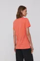Armani Exchange T-shirt bawełniany 6KYTGF.YJG3Z pomarańczowy