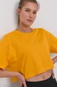 żółty Reebok T-shirt bawełniany GU3282