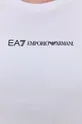 biały EA7 Emporio Armani T-shirt bawełniany 6KTT01.TJAQZ