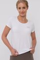 biały EA7 Emporio Armani T-shirt bawełniany 6KTT18.TJ12Z Damski