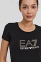 čierna Tričko EA7 Emporio Armani