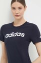 Хлопковая футболка adidas H07833 тёмно-синий H07833