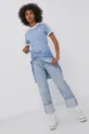 adidas Originals T-shirt bawełniany H33574 niebieski