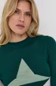 zielony Marella sweter wełniany