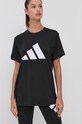 adidas Performance T-shirt H24100 czarny H24100