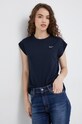 Bavlněné tričko Pepe Jeans Bloom námořnická modř PL504821.594