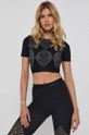 szary Wolford Top Marina Crop Damski