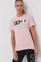 Dkny - T-shirt DP1T5894 różowy